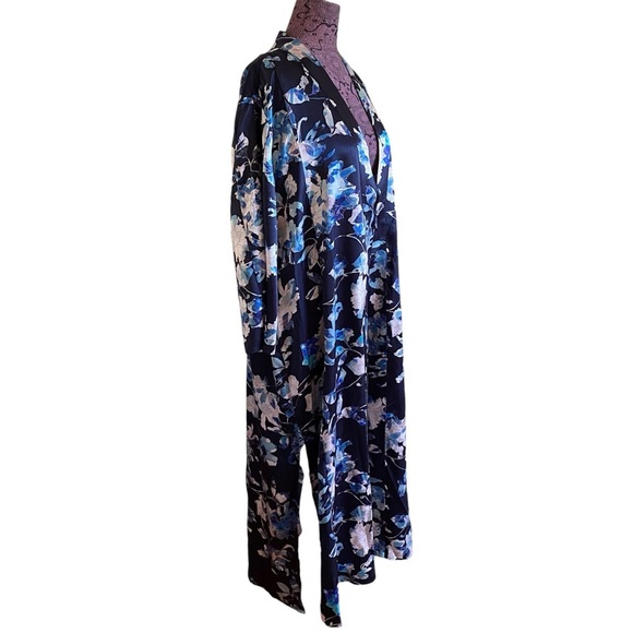 Johnny Was Workshop Sz S Chryssy Silk Charmeuse Kimono Wrap - Picture 4 of 9